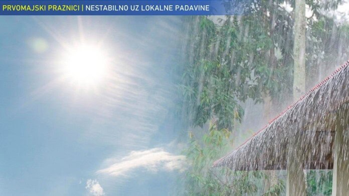 Prvomajski praznici i nestabilno uz lokalne padavine