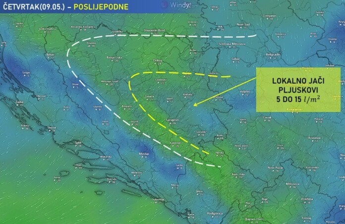 Slično vrijeme današnjem će se zadržati i sutra (10.05.)