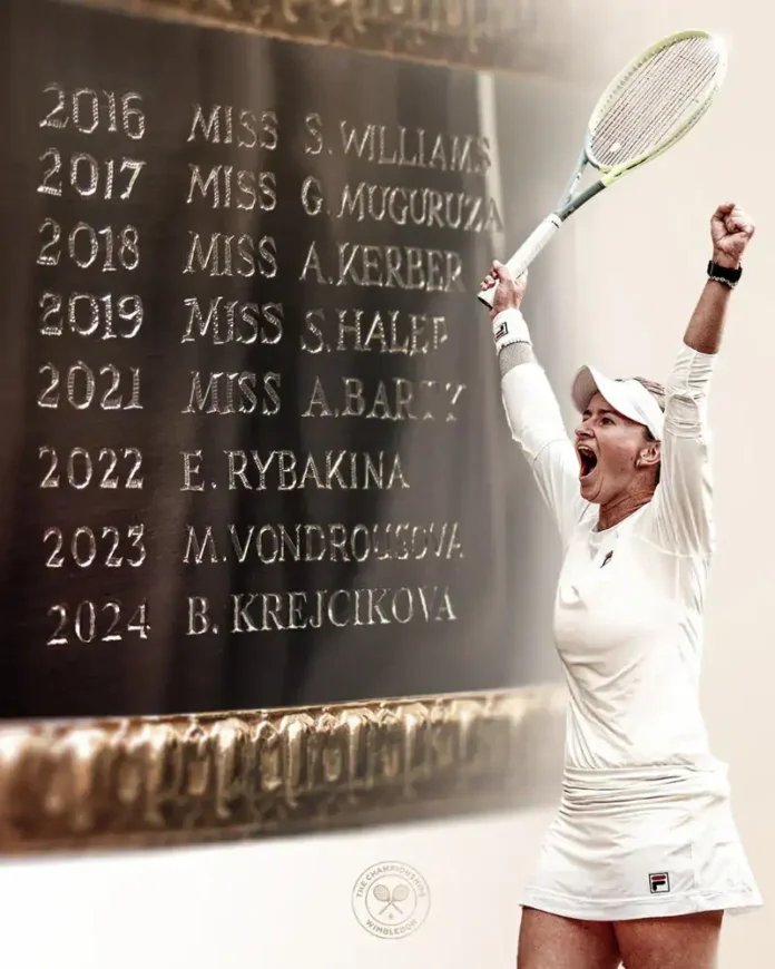 Barbora Krejčikova osvojila Wimbledon!