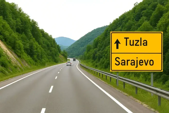 Tuzla i Sarajevo na putu kroz zelene planine Bosne.