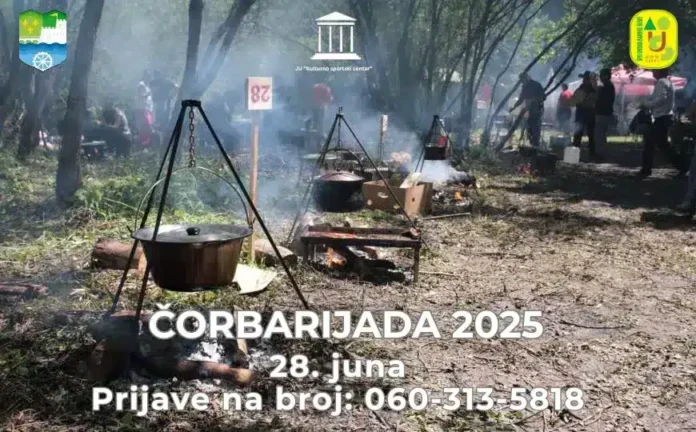 Kuhinje na otvorenom u prirodi, Korbarijada 2025, vatromet i druženje u šumi.