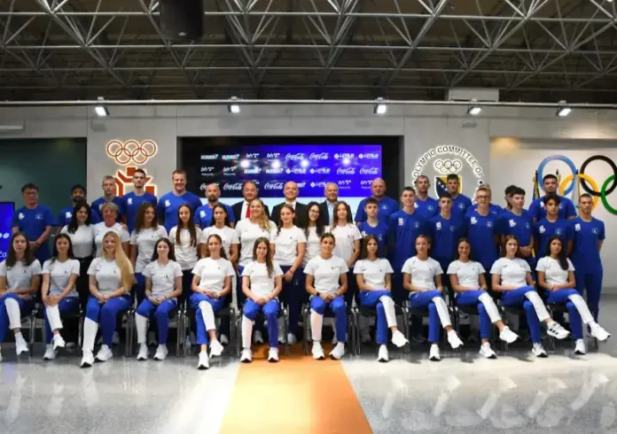 - Olimpijski tim BiH na svečanosti u Krušnici, sport, reprezentacija, takmičenje.