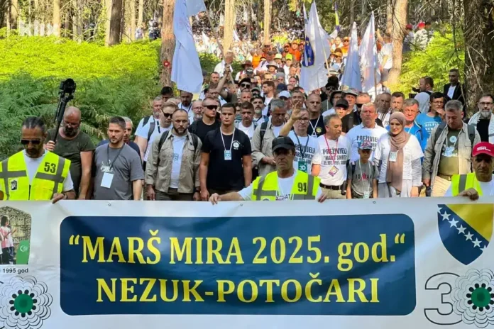 Marsa mira 2025 bosna i hercegovina mirno okupljanje.