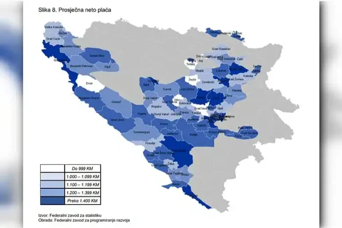 Krušnica, geografski prikaz, karta BiH, regionalna analiza, prirodne ljepote, lokaliteti.