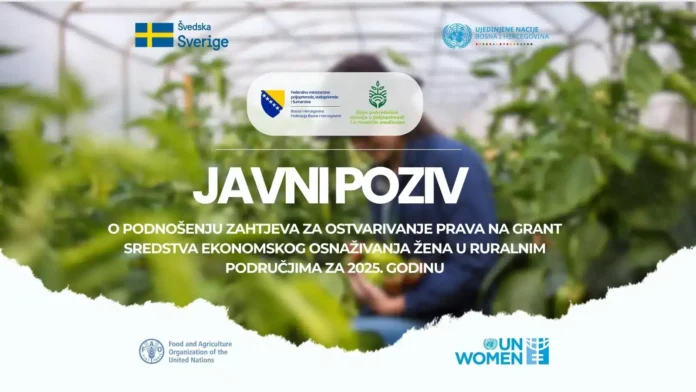 Sustainable agriculture and women empowerment in rural Bosnia and Herzegovina.