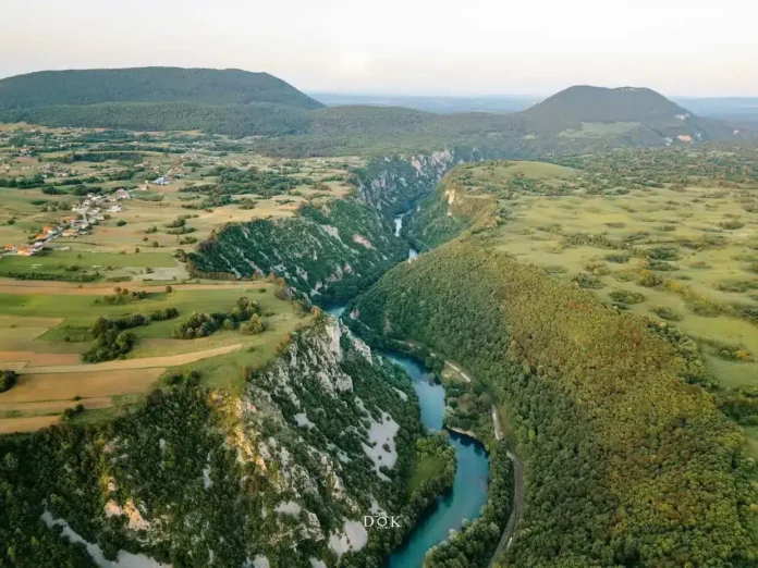 1. Veliki kanjon rijeke Krušnice u Bosni i Hercegovini.