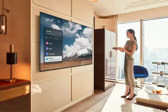 1. Modernna pametna televizija sa smart funkcijama i čistim dizajnom.