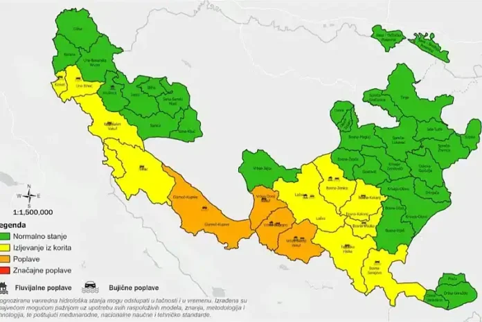 Krušnica plava, rijeka u Bosni i Hercegovini, poznata po prirodnim ljepotama i ekosistemu.