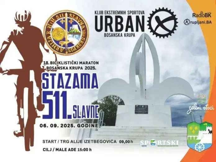 1. Biciklistički maraton Bosanska Krupa 2025, Staza 511, Slavlje, 6.9.2025.