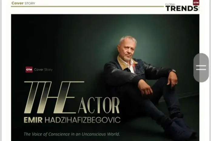 Kamerman, Emir Hadzihafizbegovic u studiju, portret, gluma, screenshot, Krusnica, Bosna i Hercegovina.