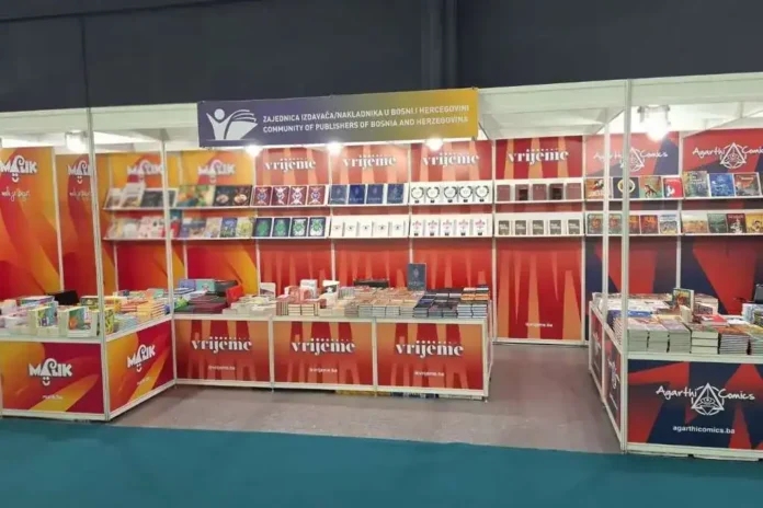 Publikacijaska izložba knjiga u Bosni i Hercegovini, štand izdavačke kuće Vrijeme.