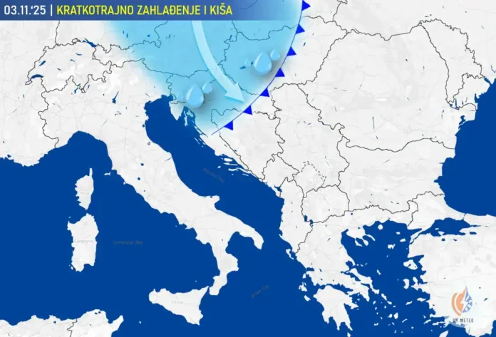Krušnica rijeka i izvorišni krajolik priroda Bosna i Hercegovina.