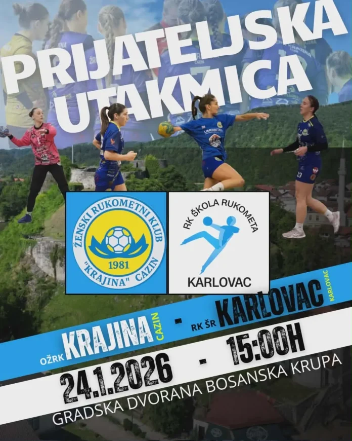 Rukomet se vraća u Bosansku Krupu s prvim susretom OŽRK Krajina i RK Škola rukometa. Posjetite ovaj važan događaj.