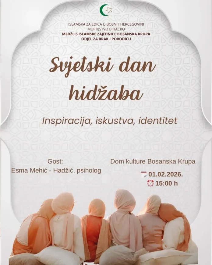 Prikaz ženskog hidžaba i tradicionalne muslimanske odjeće u Bosanskoj Krupi.