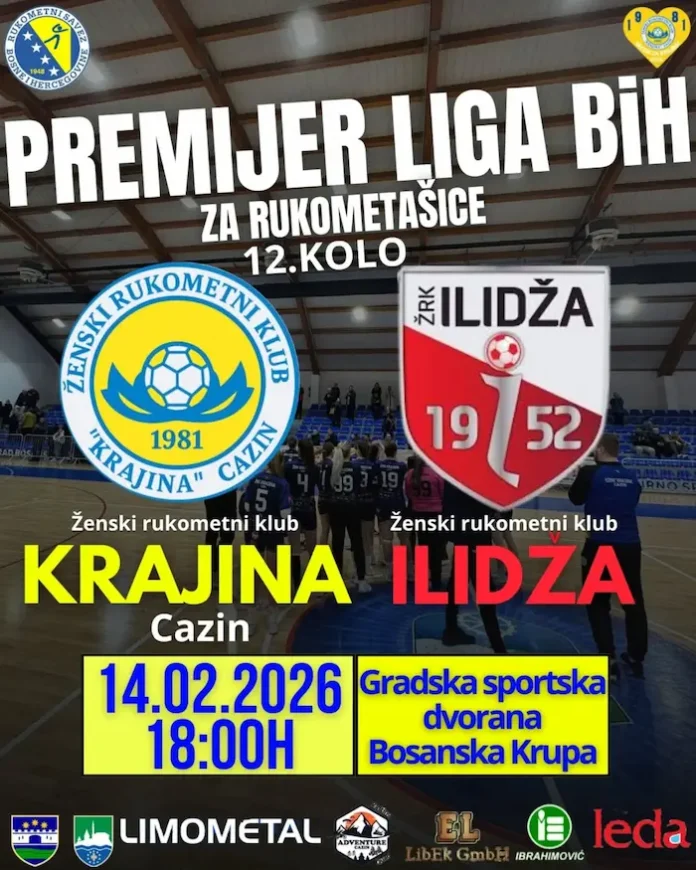 Najava utakmice između ŽRK Krajina i ŽRK Ilidža u Premijer ligi BiH za rukometaše, odigrat će se u B.
