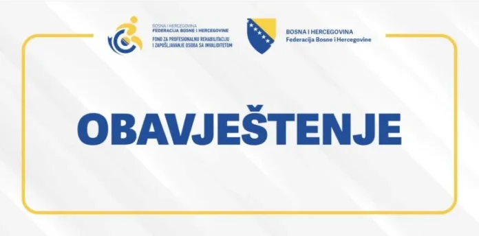 Obavještenje o važnim pravilnicima za osobe s invaliditetom.