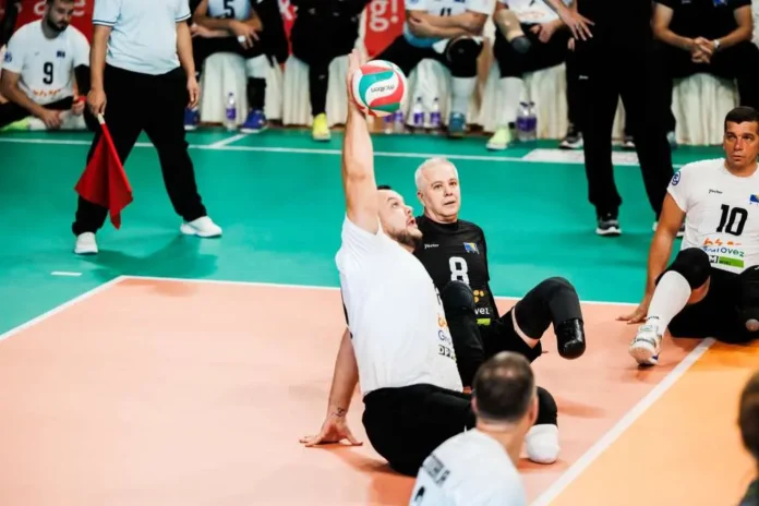 Odbojkaši Krušnice u akciji tokom utakmice u Kini.