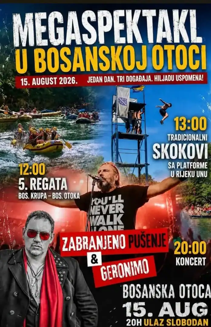 Pridružite se 5. regati Bosanska Krupa – Bosanska Otoka 15. augusta i uživajte u nezaboravnom danu uz rijeku Unu.